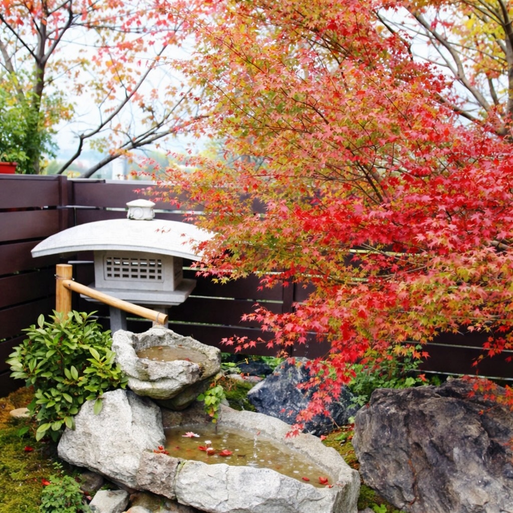 水栓・紅葉